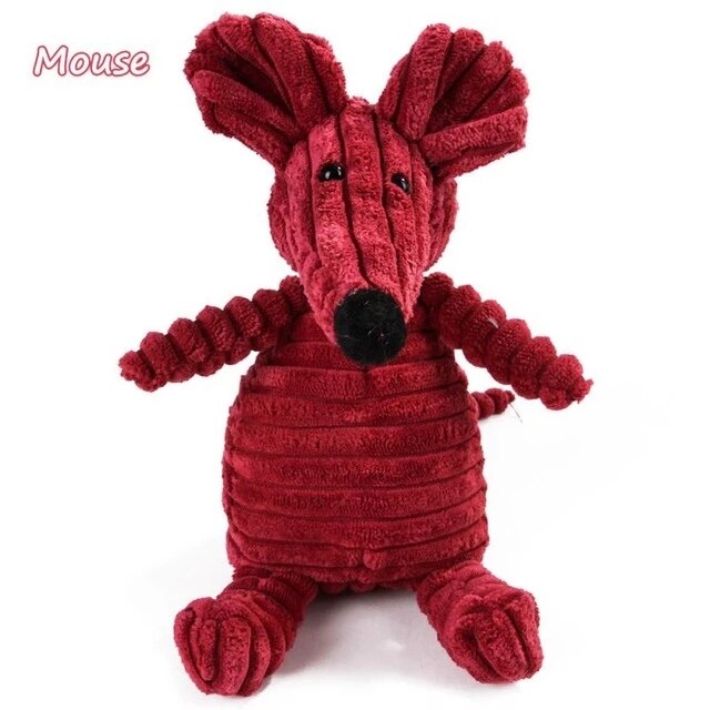 Cute Animals Plush Chew Squeak Toys