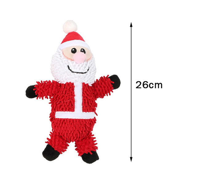 Santa Paws Christmas Plush Toy