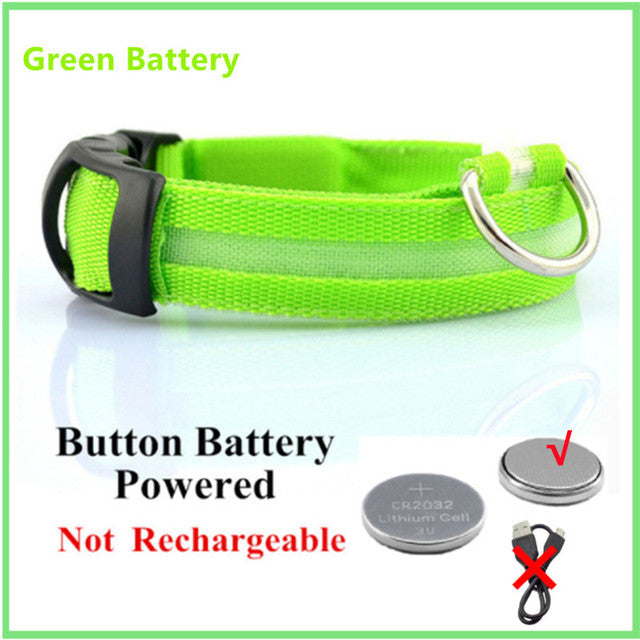 USB Rechargeable Luminous Collar