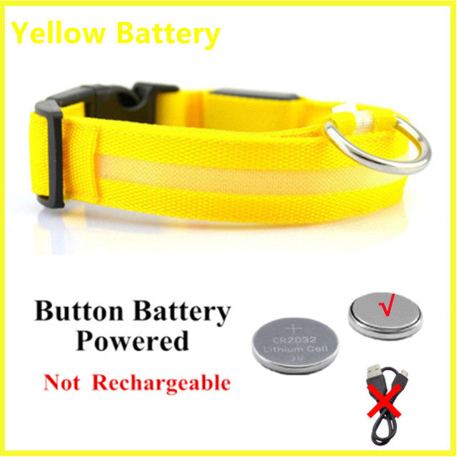 USB Rechargeable Luminous Collar